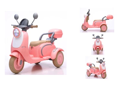 6V Retro Three-Wheel Ride-On Scooter